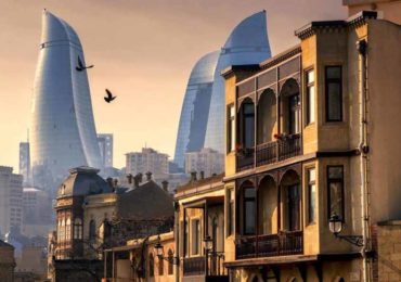 азербайджан, баку, отдых на каспийском море, страна огней, столица