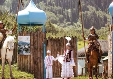 Этно-аул Гунны в Казахстане