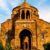 Церковь Святой Рипсимэ – отважная девушка, одна из 27 девушек-проповедниц, которые были вынуждены бежать из Римской империи, и волею судеб оказались в Армении.