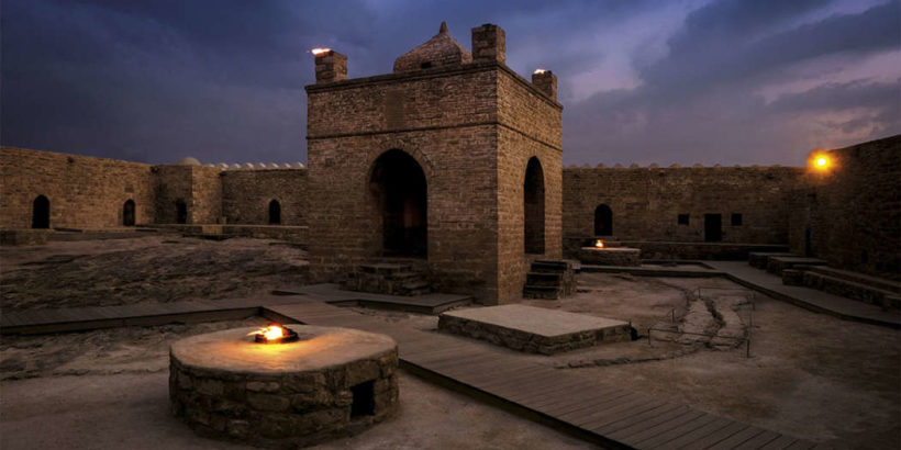 Атешгях  — храм огня в Азербайджане.