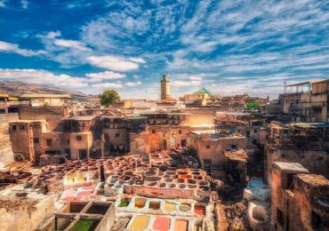 Город Фес в Марокко