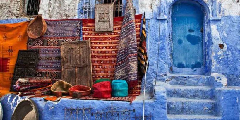 Голубой город Шефшауен в Марокко