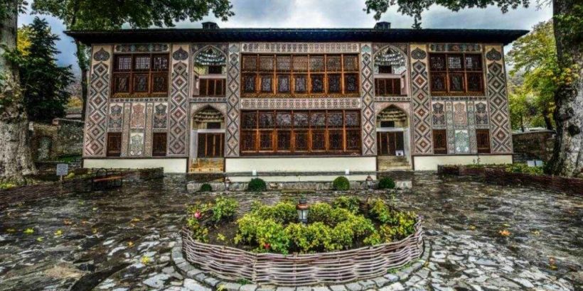 Дворец шекинских ханов в городе Шеки, Азербайджан