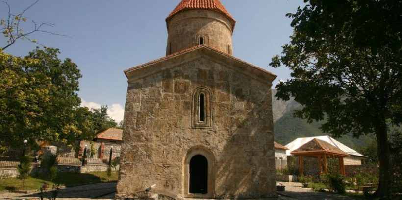 Христианская церковь в деревне Киш, Азербайджан